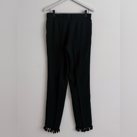 Issey Miyake Black Tassel-Hem Pants Size Smalll - Picture 7 of 12